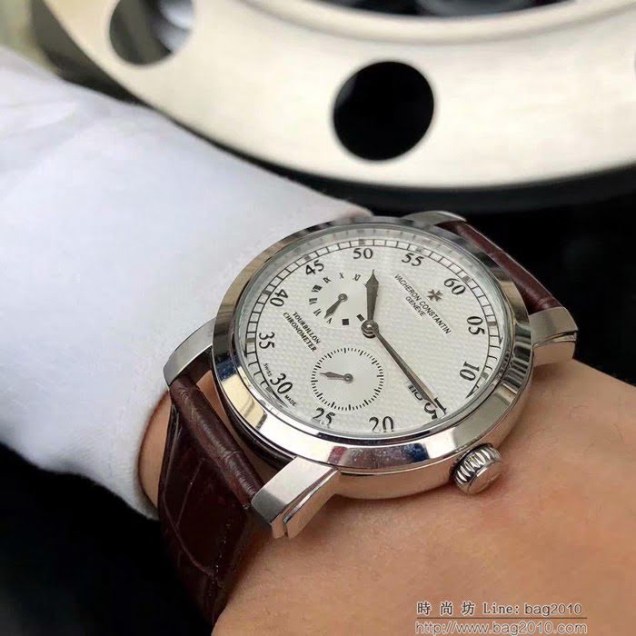 江詩丹頓 Vacheron Constantin 大氣爆款 頂級機械機芯 真牛皮錶帶 精品男士腕表  wssb4859